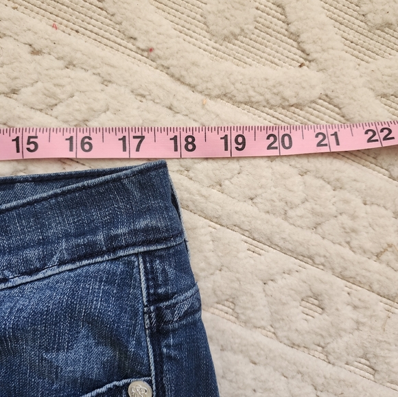 STAR  Patterned Blue Jeans - Picture 6 of 15